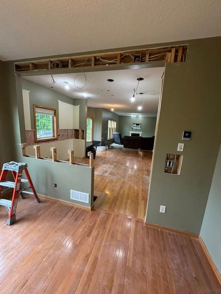 Kitchen and Living Space Transformation in Lakeville MN image
