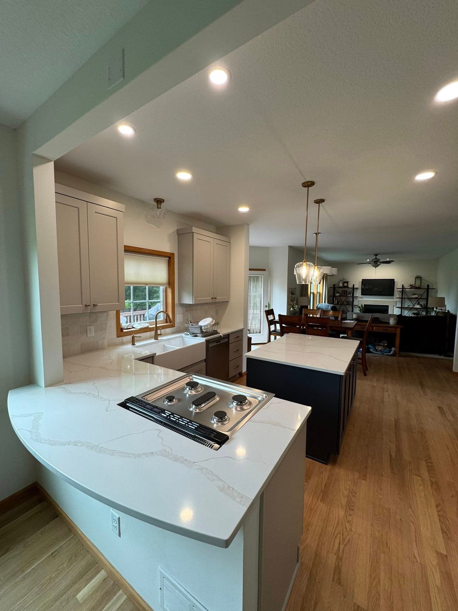 Gallery photos for Kitchen and Living Space Remodel in Lakeville MN: Image #1