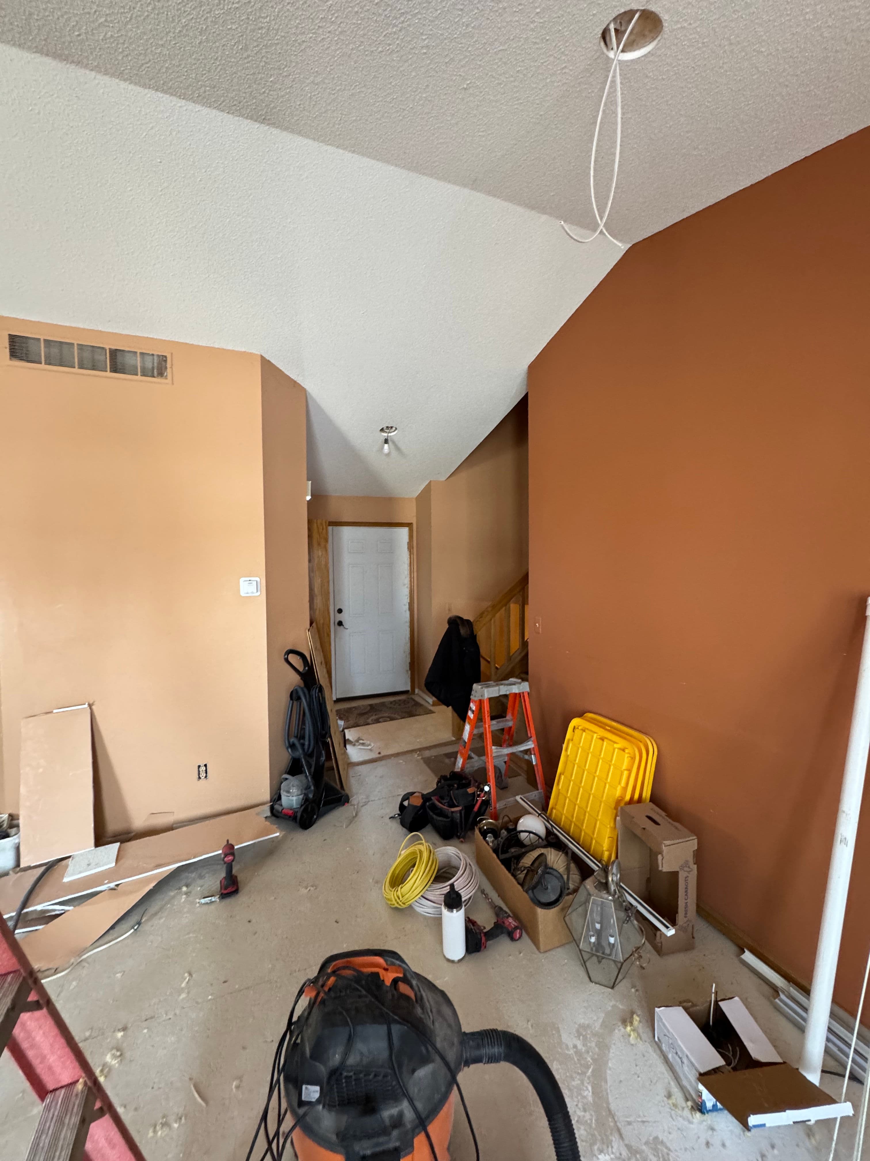 Project Main Floor Lighting Transformation in Progress image