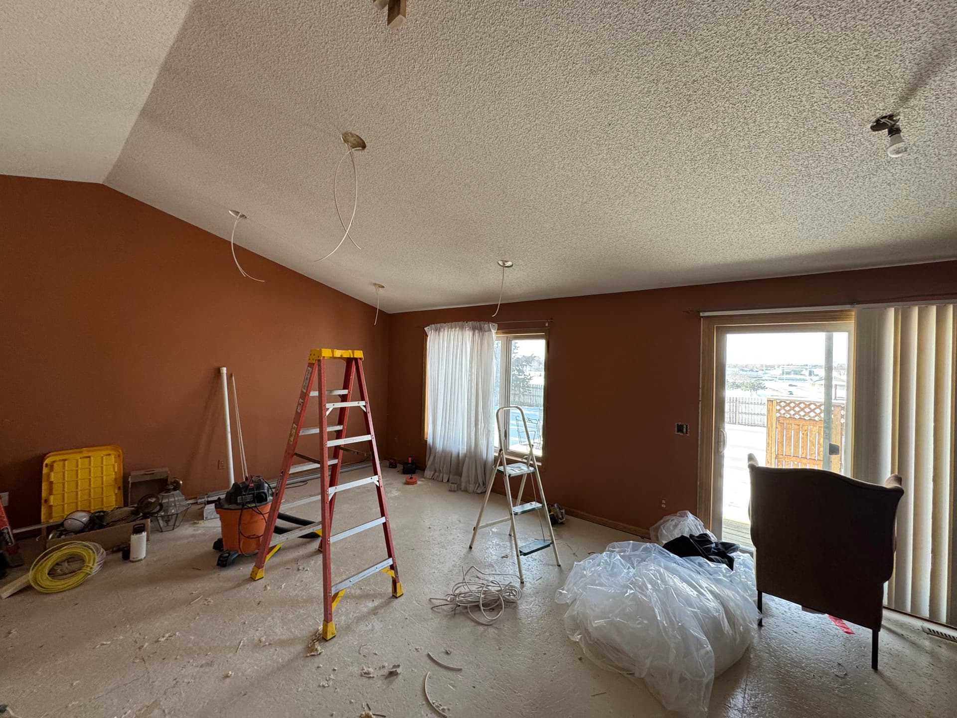 Gallery photos for Main Floor Lighting Transformation in Progress: Image #2